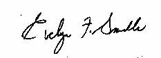 Evelyn Smalls Signature